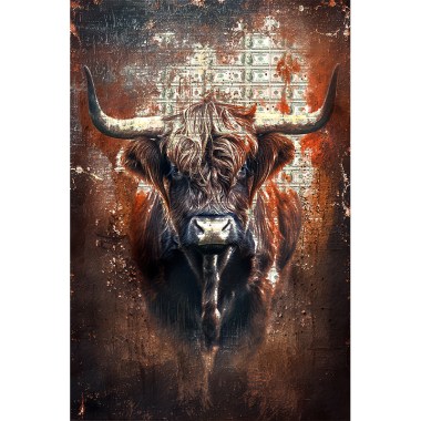 Stier mixed media